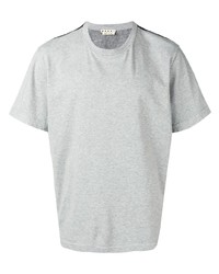 Мужская серая футболка с круглым вырезом с принтом от Marni