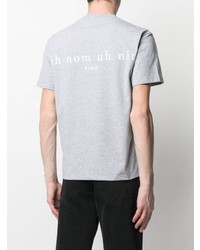 Мужская серая футболка с круглым вырезом с принтом от Ih Nom Uh Nit