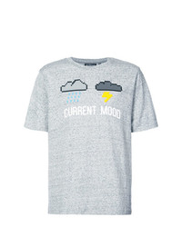 Мужская серая футболка с круглым вырезом с принтом от Mostly Heard Rarely Seen 8-Bit