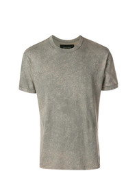 Мужская серая футболка с круглым вырезом с принтом от Mr & Mrs Italy