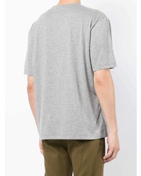 Мужская серая футболка с круглым вырезом с принтом от N°21