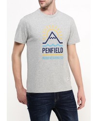 Мужская серая футболка с круглым вырезом с принтом от Penfield