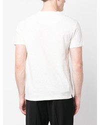 Мужская серая футболка с круглым вырезом с принтом от Orlebar Brown