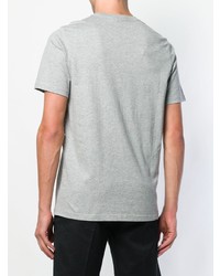 Мужская серая футболка с круглым вырезом с принтом от Ps By Paul Smith