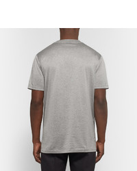 Мужская серая футболка с круглым вырезом с принтом от Lanvin