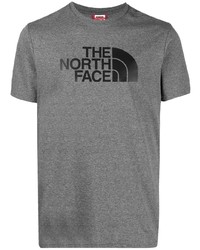 Мужская серая футболка с круглым вырезом с принтом от The North Face