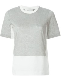 Женская серая футболка с круглым вырезом от 3.1 Phillip Lim