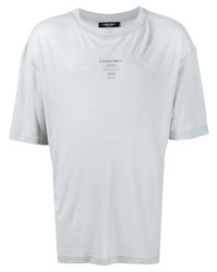 Мужская серая футболка с круглым вырезом от A-Cold-Wall*