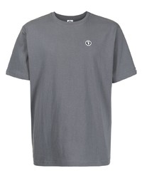 Мужская серая футболка с круглым вырезом от AAPE BY A BATHING APE