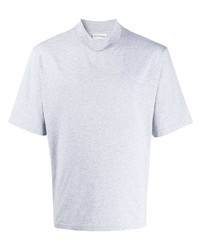 Мужская серая футболка с круглым вырезом от Acne Studios