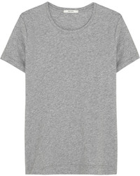 Женская серая футболка с круглым вырезом от ADAM by Adam Lippes