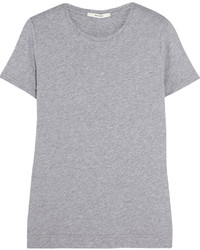 Женская серая футболка с круглым вырезом от ADAM by Adam Lippes