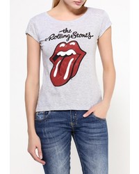 Женская серая футболка с круглым вырезом от Alcott