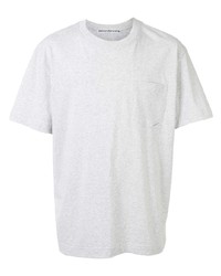 Мужская серая футболка с круглым вырезом от Alexander Wang