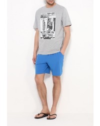 Мужская серая футболка с круглым вырезом от Anta