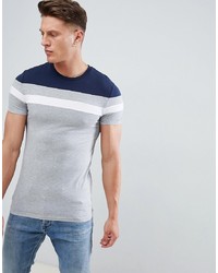 Мужская серая футболка с круглым вырезом от ASOS DESIGN