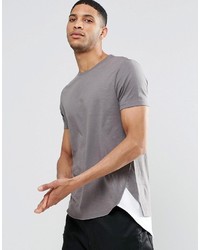 Мужская серая футболка с круглым вырезом от Asos