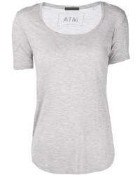 Женская серая футболка с круглым вырезом от ATM Anthony Thomas Melillo