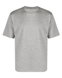 Мужская серая футболка с круглым вырезом от Auralee