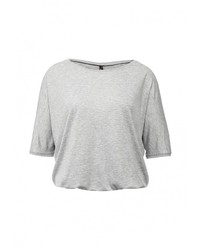 Женская серая футболка с круглым вырезом от Baon