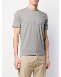 Мужская серая футболка с круглым вырезом от Aspesi