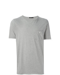 Мужская серая футболка с круглым вырезом от Bassike