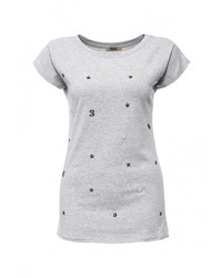 Женская серая футболка с круглым вырезом от Besh