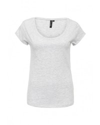 Женская серая футболка с круглым вырезом от BlendShe