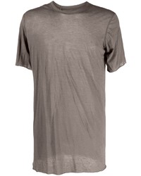 Мужская серая футболка с круглым вырезом от Boris Bidjan Saberi