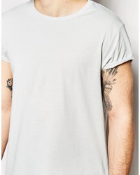Мужская серая футболка с круглым вырезом от Asos