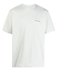 Мужская серая футболка с круглым вырезом от Buscemi