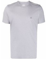 Мужская серая футболка с круглым вырезом от C.P. Company