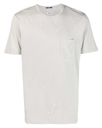 Мужская серая футболка с круглым вырезом от C.P. Company