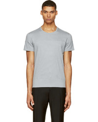 Мужская серая футболка с круглым вырезом от Calvin Klein Collection