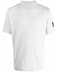 Мужская серая футболка с круглым вырезом от Calvin Klein Jeans