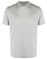 Мужская серая футболка с круглым вырезом от Canali