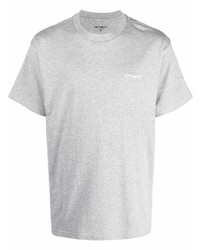 Мужская серая футболка с круглым вырезом от Carhartt WIP