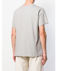 Мужская серая футболка с круглым вырезом от Isabel Marant