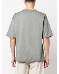 Мужская серая футболка с круглым вырезом от Aspesi