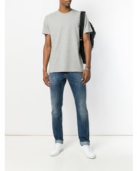 Мужская серая футболка с круглым вырезом от Closed