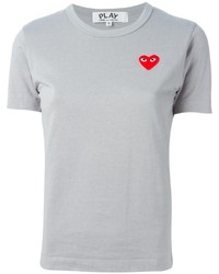 Женская серая футболка с круглым вырезом от Comme des Garcons