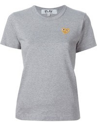 Женская серая футболка с круглым вырезом от Comme des Garcons