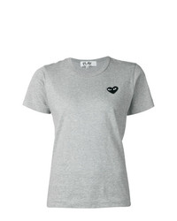 Женская серая футболка с круглым вырезом от Comme Des Garcons Play