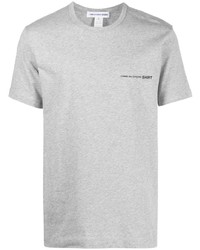 Мужская серая футболка с круглым вырезом от Comme Des Garcons SHIRT