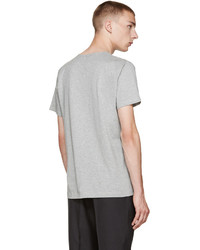 Мужская серая футболка с круглым вырезом от Comme des Garcons