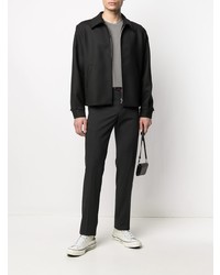 Мужская серая футболка с круглым вырезом от Kiton