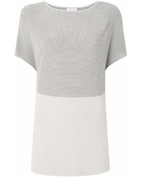 Женская серая футболка с круглым вырезом от Cruciani