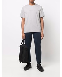 Мужская серая футболка с круглым вырезом от Calvin Klein