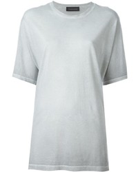 Женская серая футболка с круглым вырезом от Diesel Black Gold