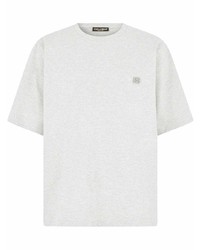 Мужская серая футболка с круглым вырезом от Dolce & Gabbana
